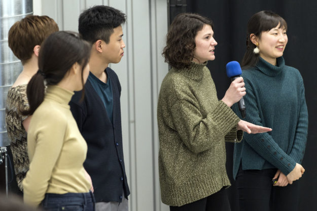 Presentations finales dans le cadre du projet ARC-HEST à la Halle bleue à bluefactory, le vendredi 14 fevrier 2020 a Fribourg. (© Thomas Delley)