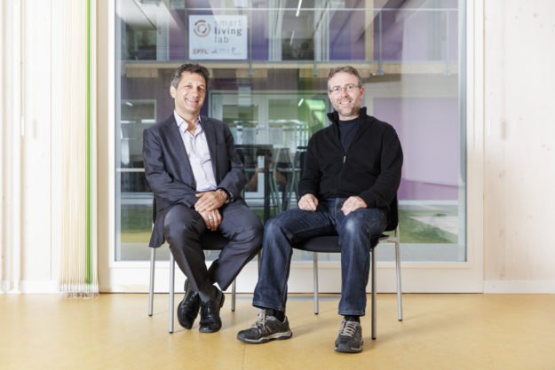 blueEnergy: Luca Rossi (SINEF SA), Michael Pfister (HEIA-FR) © Horsform | Nicolas Brodard