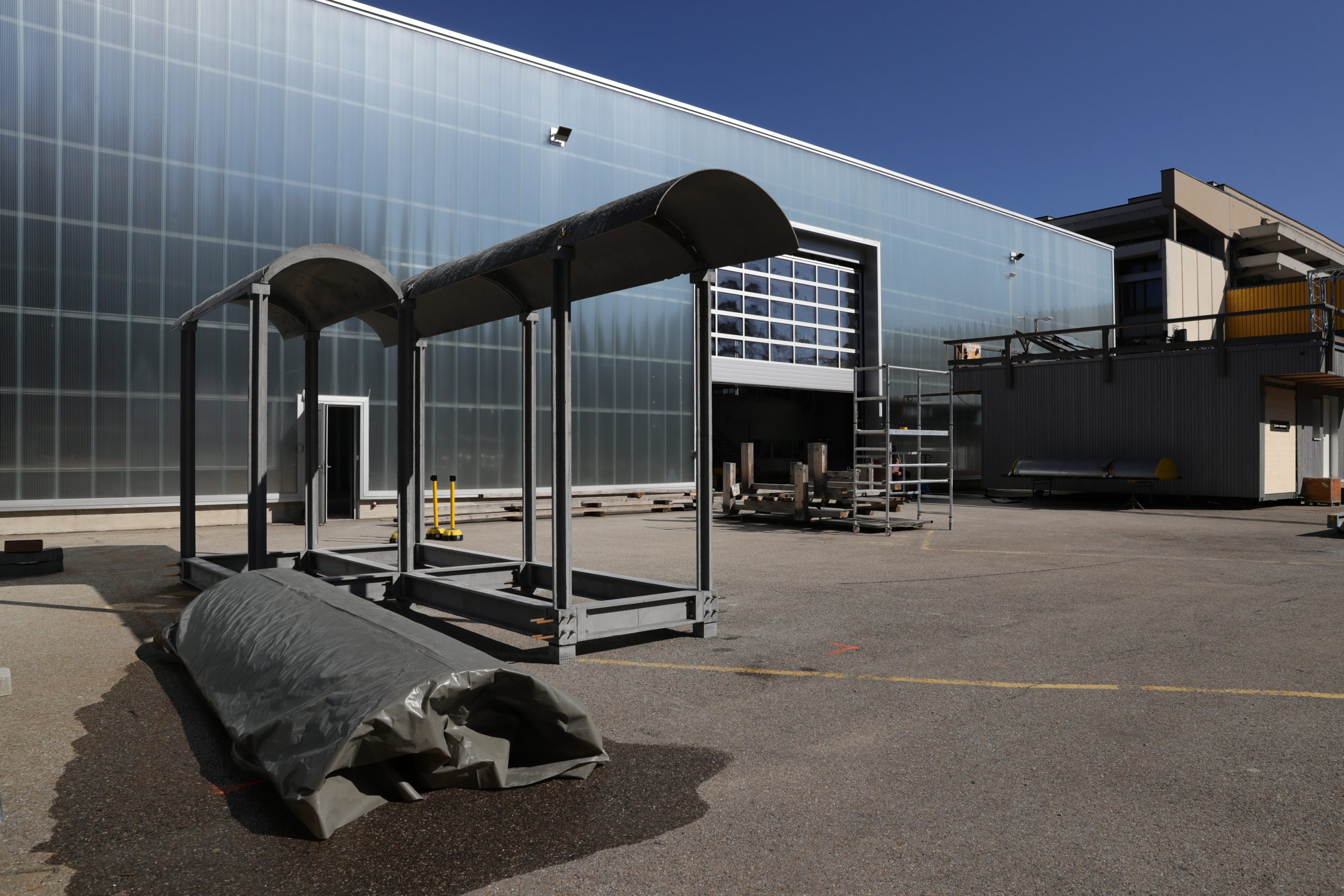 ENAC Summer Prototype Pavilion in Textile Reinforced